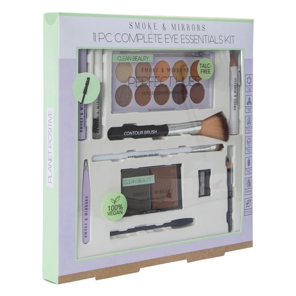 11-Piece Eye Essentials Kit - Brown and Black
